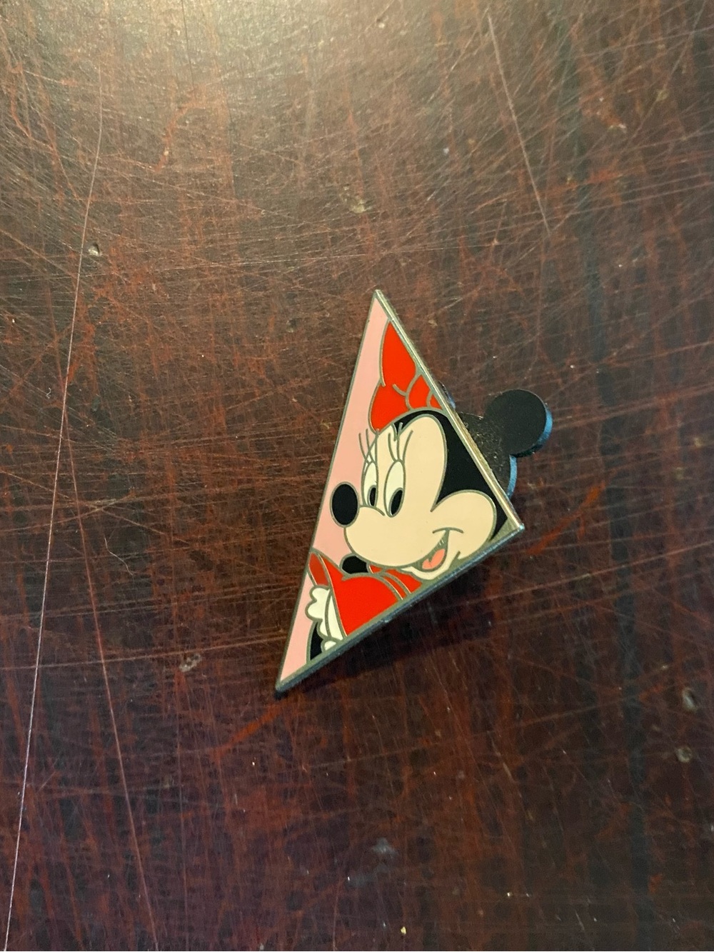 Disney Minnie Mouse Triangular Trading Pin